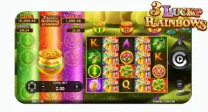 3 Lucky Rainbows Action Boost Game